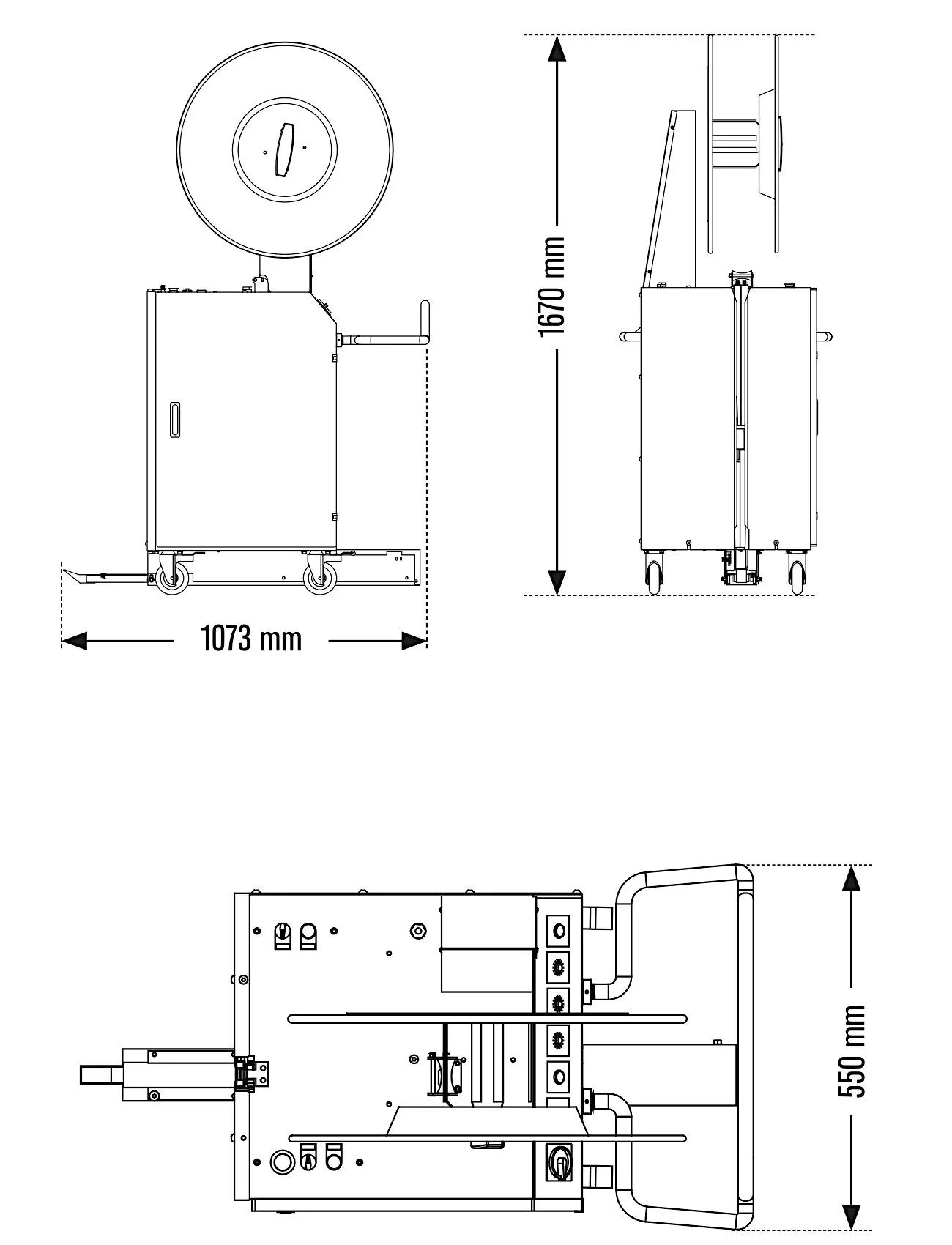 Стреппинг машина SP T150 для паллет